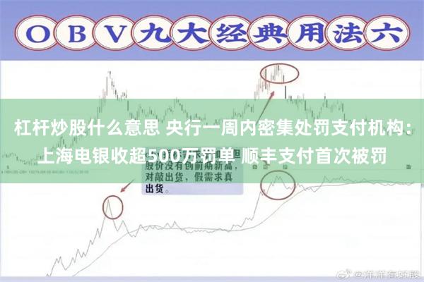 杠杆炒股什么意思 央行一周内密集处罚支付机构：上海电银收超500万罚单 顺丰支付首次被罚