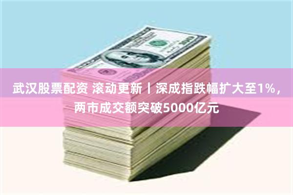武汉股票配资 滚动更新丨深成指跌幅扩大至1%，两市成交额突破5000亿元