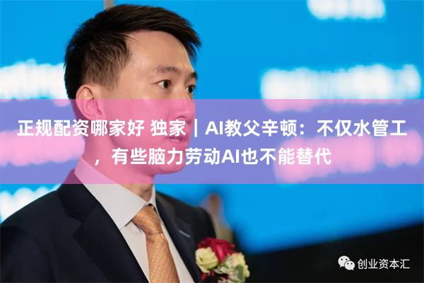 正规配资哪家好 独家｜AI教父辛顿：不仅水管工，有些脑力劳动AI也不能替代