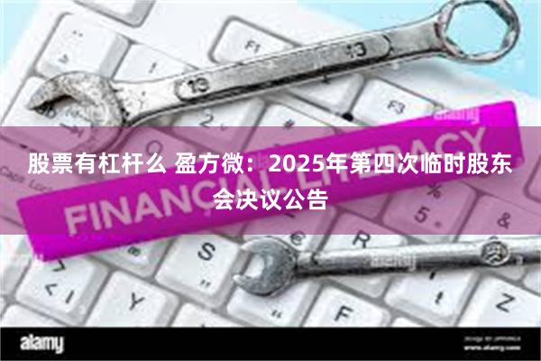 股票有杠杆么 盈方微:2025年第四次临时股东会决议公告